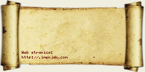 Jovana Peričević vizit kartica